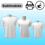 Camisetas PUNTO SUBLIMABLE - POLIALGODON | en inventario