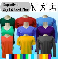 Camisetas deportivas DRY FIT COOL PLUS | en inventario