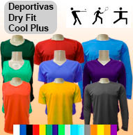 Camisetas deportivas DRY FIT COOL PLUS | fabricacion por pedidos