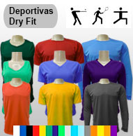 Camisetas Deportivas Dry Fit