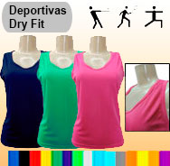 Camiseta deportivas Dry Fit Cool Plus FEMENINO DE TIRANTES | fabricacion por pedidos