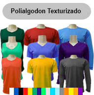 Camisetas PUNTO SUBLIMABLE - POLIALGODON TEXTURIZADO | en inventario