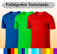 Camisetas polialgodon texturizado MASCULINO MANGA CORTA | fabricacion por pedidos
