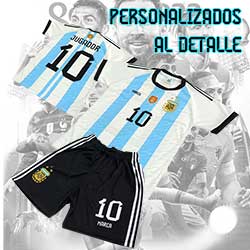 Conjuntos y camisetas de futbol personalizados AL DETALLE